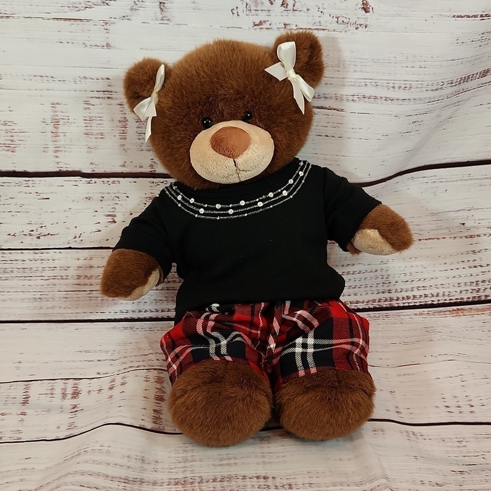 Build- a-bear female bear with top & bottom